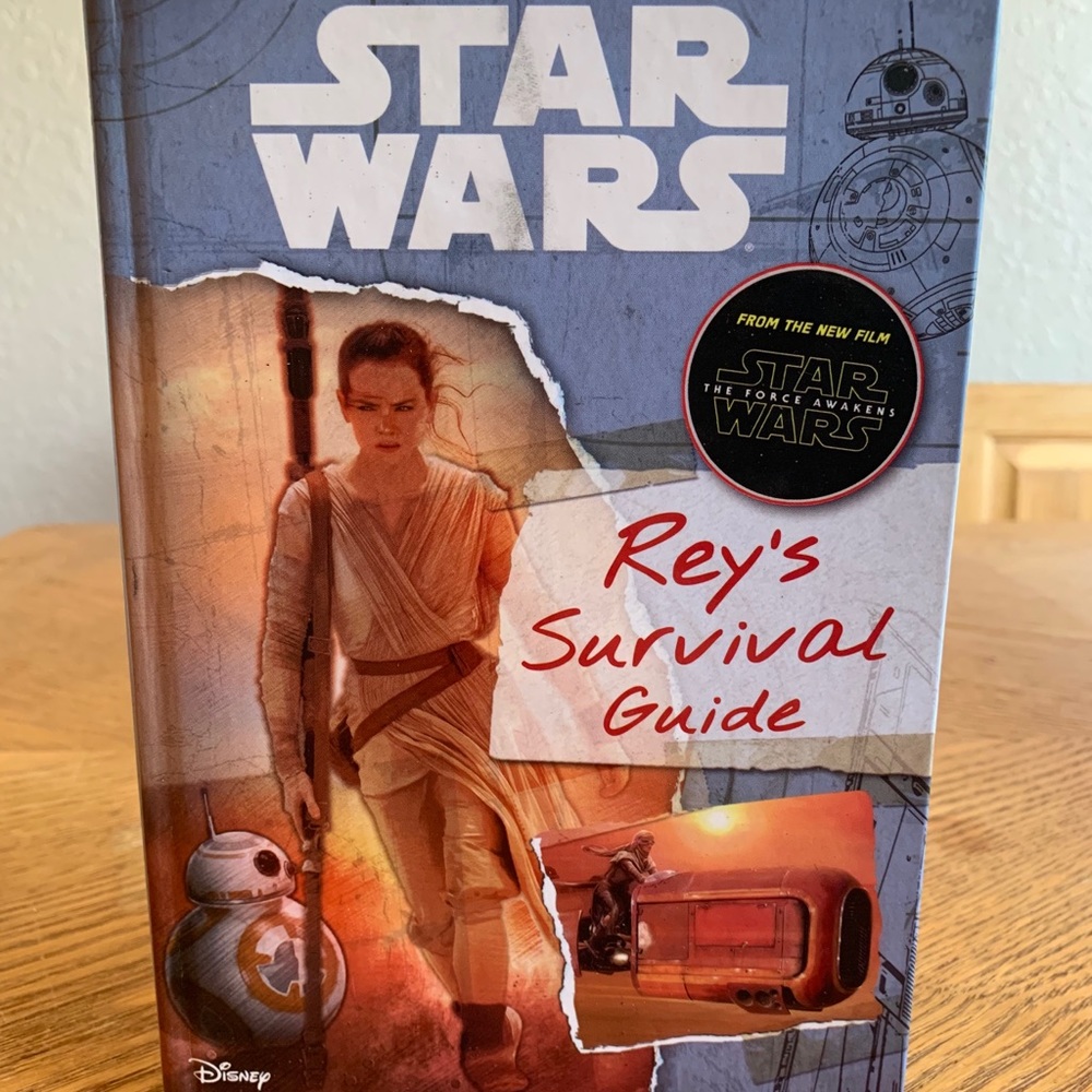 Star Wars Rey’s survival guide hardback book